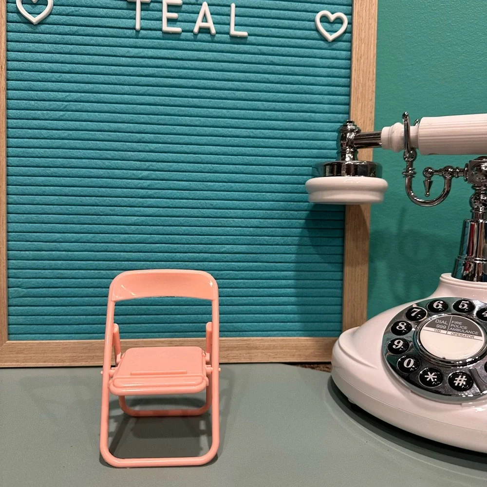 Folding Chair Phone Holders -Set of 3 colors shown